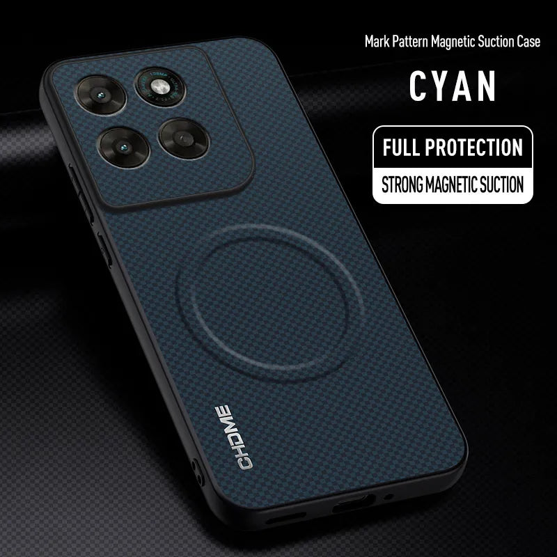 EUCAGR For Motorola Moto G77 Car Magnetic Holder Phone Case For Motorola Moto G77 Shockproof Silicone Full Protective Back Cover