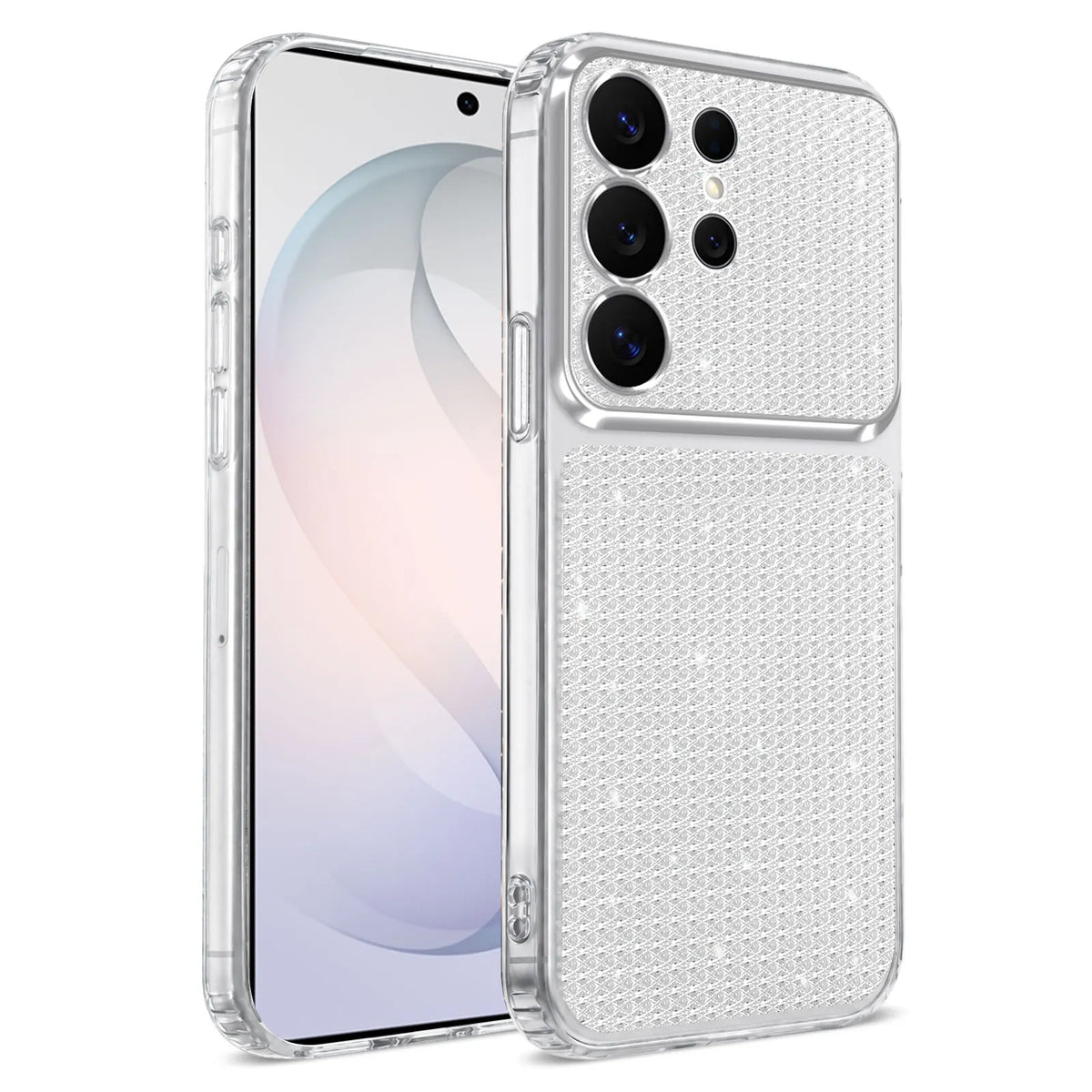 Luxury Glitter Diamond Pattern Soft TPU Case For Samsung S26 FE S25 S24 S23 FE S22 Ultra Plus S21 S20 A57 A37 A27 A17 A36 A26 16