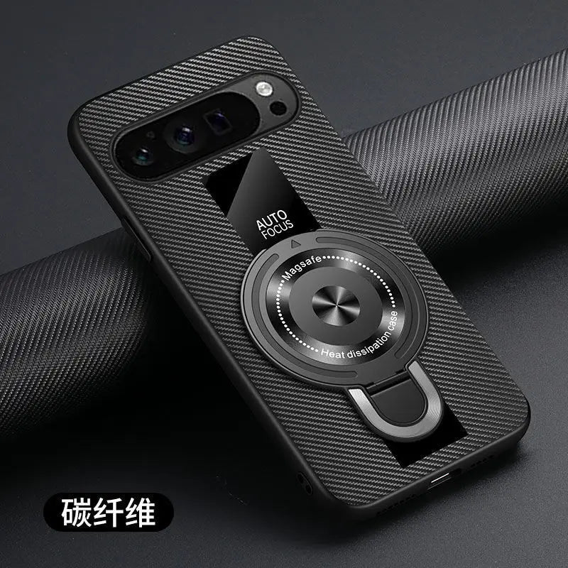 For Google Pixel 9 10 Pro XL 8 7 Pro 8a 7a Magsafe Case Matte sheep Wireless Charging Shockproof Magnetic Armor holder Cover