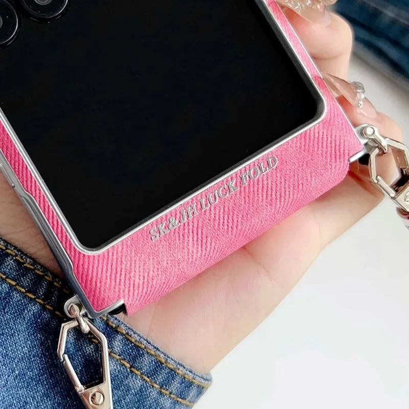 Fashion Denim Fabric Texture Flip Case For Motorola Razr 70 Ultra 60 50 Ultra 2026 2025 2024 Magnetic Shockproof Protector Cover