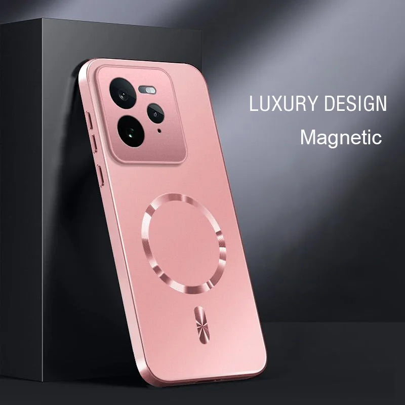 AG Matte Hard Magnetic Case For Magsafe Motorola Moto Edge 40 50 60 60S 70 Neo Fusion Ultra Shockproof Wireless Charging Cover