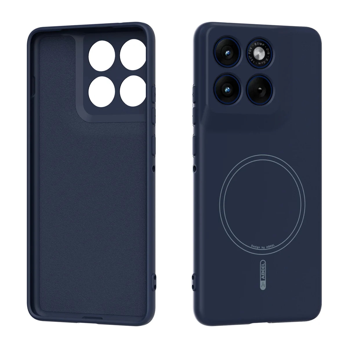 Silicone Phone Case for Motorola Edge 60 Fusion Moto Edge 70 60S 60 Pro Magnetic MagSafe Built in Flocking Protect Cover Bumper