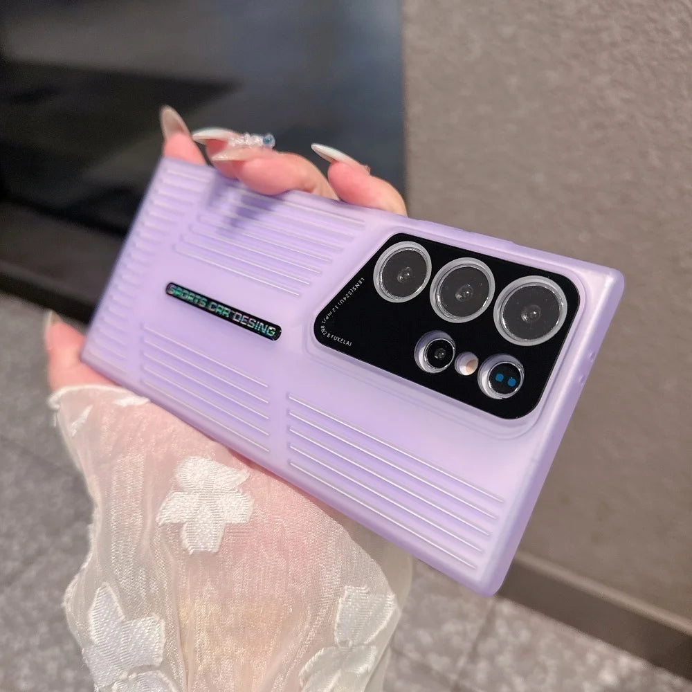 Ultra Thin Summer Heat Dissipation Case For Samsung Galaxy S25 Plus S23 S24 S22 Ultra Breathable Cooling Slim Cover