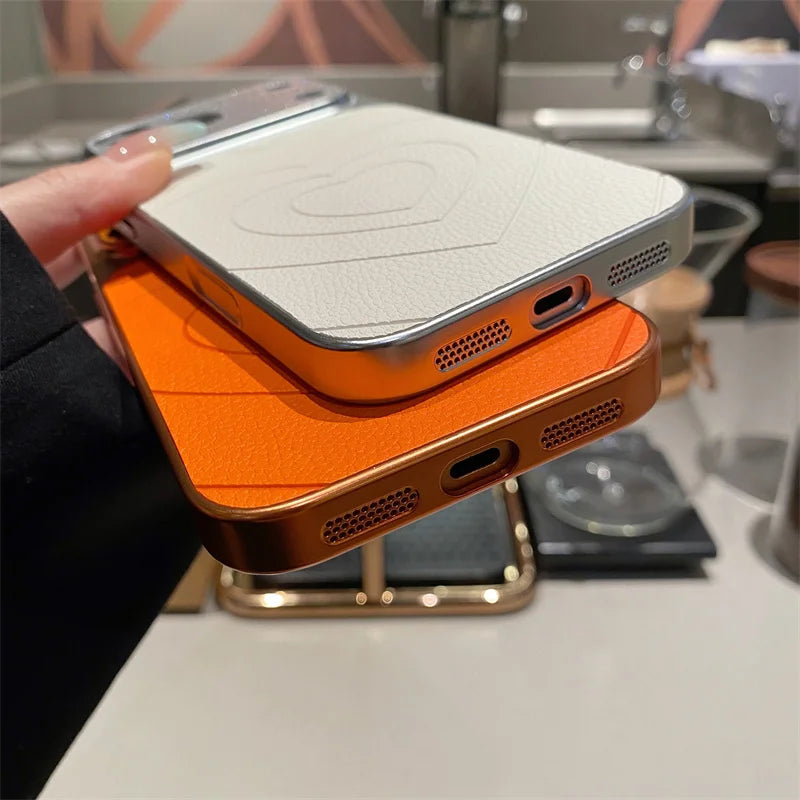 Diamond Camera Love Heart Leather Cases For Samsung S26 S25 S24 S23 S26Ultra Plus A07 A17 A35 A36 A53 A54 A55 A56 A37 A57 Cover