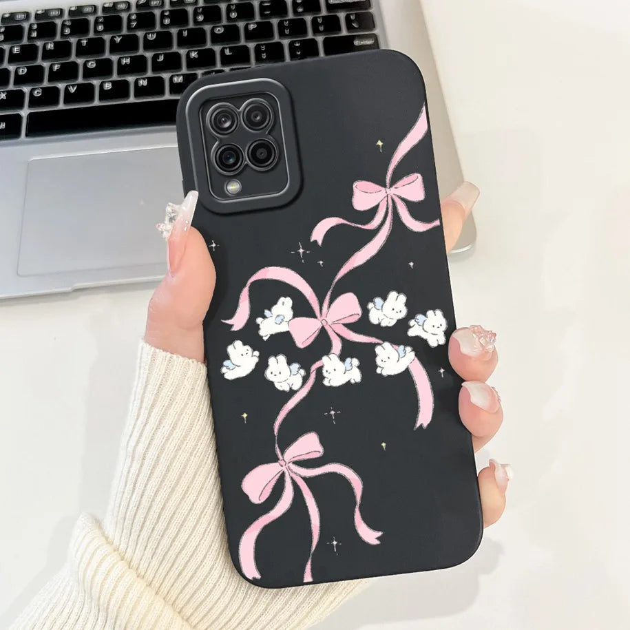 Case For Samsung Galaxy A22 M22 M32 4G Case SM-A225F SM-M225F SM-M325F Shockproof Cover Fashion Painted Soft Silicone Phone Capa