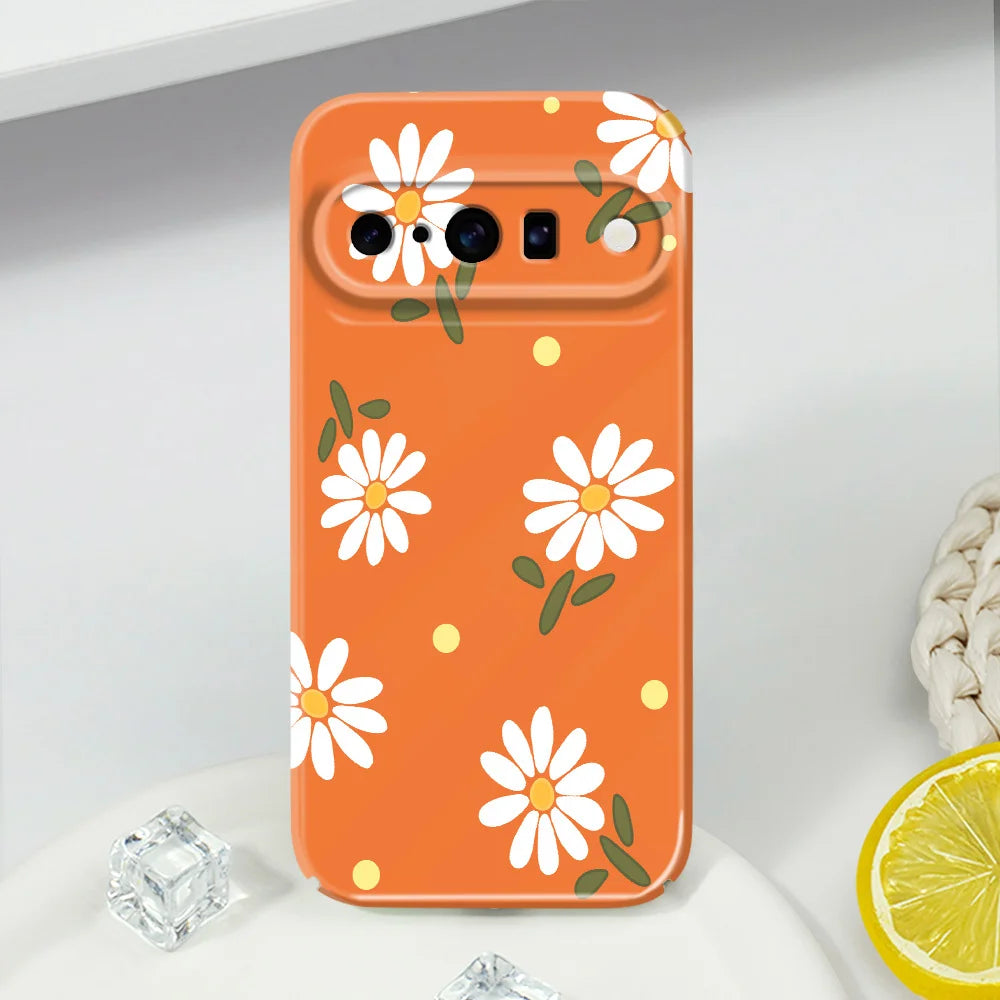 Wandering Daisies Phone Case For Google Pixel 10 9 9A 8 8A 7 7A Pro XL 5G Film Hard Cover