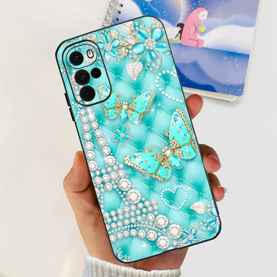 For Motorola Moto G22 Case XT2231-2 New Fashion Painted Cover Soft Silicone Phone Case For Moto G22 G 22 MotoG22 Back Cover Bags