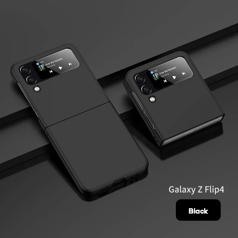 Skin Feel Hard Case for Samsung Galaxy Z Flip 3 4 5 6 7 5G Flip7 Flip6 Protection Luxury Foldable Shockproof Ultrathin Cover