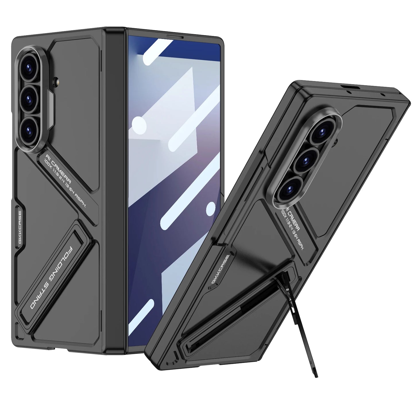 Magnetic Hinge 360 Protective Case For Samsung Galaxy Z Fold 7 Armor Screen Protector Stand Slim Cover For Galaxy Z Fold7 Case