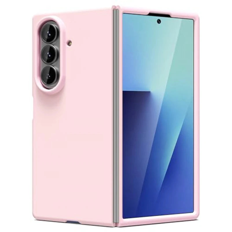 For Samsung Galaxy Z Fold 7 6 5 4 3 Case Liquid Silicon Minimalist Ultra Thin Skin Feel Magnetic Wireless Charge Protector Cover