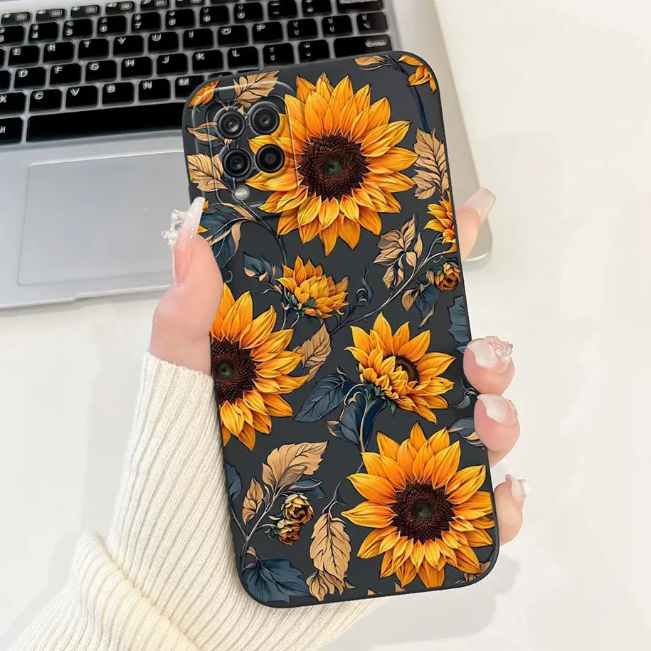 Case For Samsung Galaxy A22 M22 M32 4G Case SM-A225F SM-M225F SM-M325F Shockproof Cover Fashion Painted Soft Silicone Phone Capa