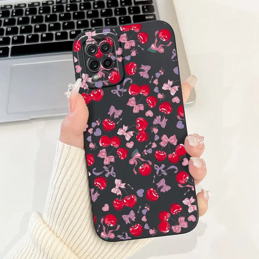 Case For Samsung Galaxy A22 M22 M32 4G Case SM-A225F SM-M225F SM-M325F Shockproof Cover Fashion Painted Soft Silicone Phone Capa