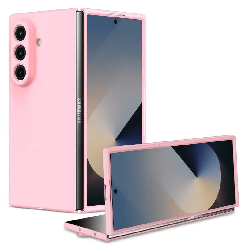 New Ultra Thin Phone Cases for Samsung Galaxy Z Fold 7 6 5 4 3 Fold7 Skin Feel Lightweight Hard PC Shockproof Protector Cover