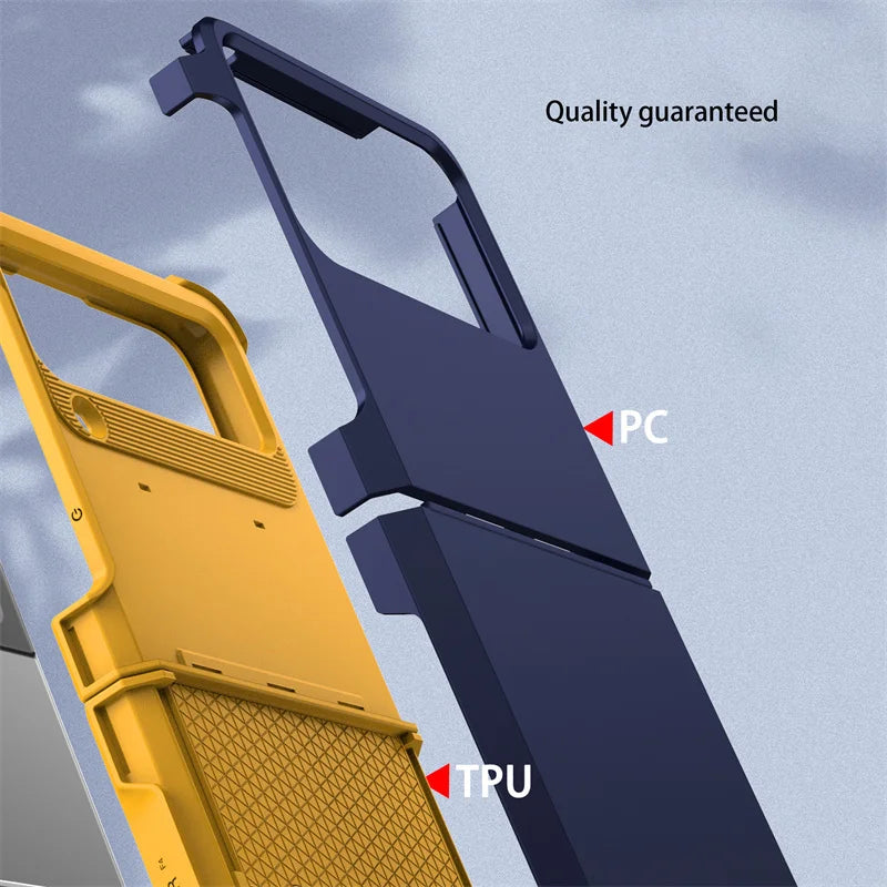 Luxury Silicone Soft Hinge Full Package Phone Case For Samsung Z Flip 3 4 Fold For Samsung Z Flip 5 6 Shockproof Protect Cover