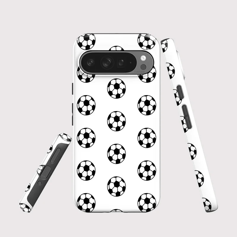 Fcicicase Anti-Drop Phone Case For Google Pixel 10 9 8 Pro 10A 10 9 Pro XL 7A 8A Football Pattern Matte Acrylic Back Cover