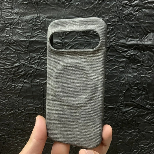 Original Cowboy Leather Texture For Magsafe Phone Case For Google Pixel 11 10 9 8 7 A Pro XL Full Frosted Magnetic Bumper Cover