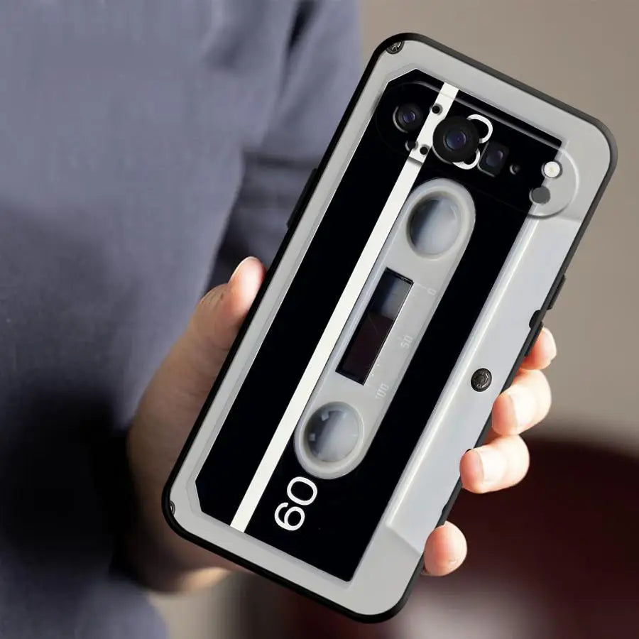 Case for Google Pixel 10A 8a 9a 7a 6 7 8 Pro 10 9 Pro XL 6a Funda Phone Cover Vintage Cassette