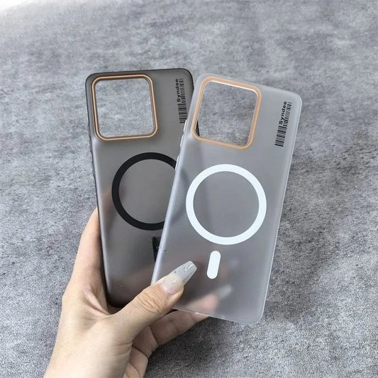 Fashion Pure Color Slim Case For Motorola Signature Edge 70 Air 60 50 Fusion G17/15/67/57/86 Power For Magsafe Shockproof Cover