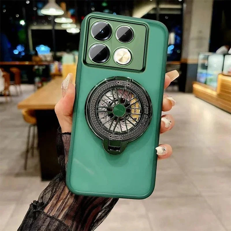 Luxury 3D Gyroscopic Magnetic Stand Case For Moto Edge 70 Fusion+ 60 50 Ultra Pro NEO G67 G77 G17 G86 G56 G66Y/J G06 Power Cover