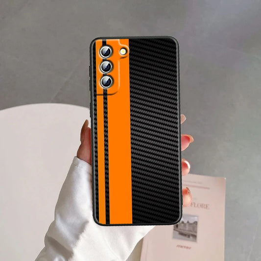 Car Carbon Fibre For Samsung Galaxy S24 S23 S22 S21 S20 FE S10 S10E Plus Ultra Pro Lite 5G Black Back Phone Case