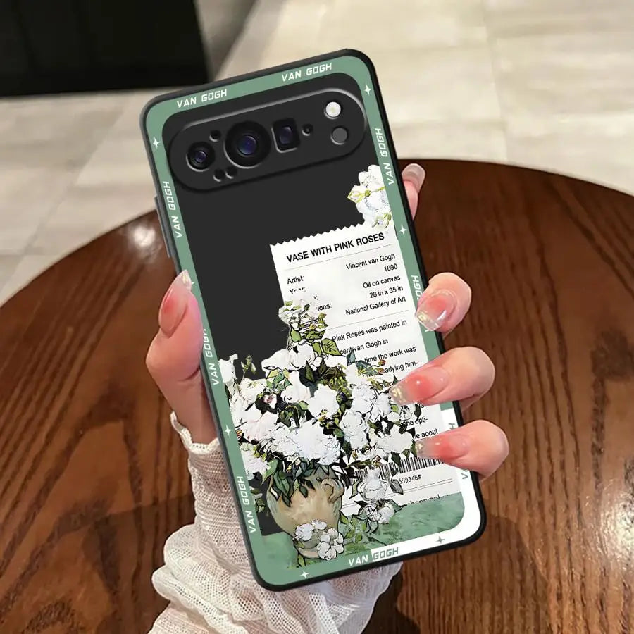 Van Gogh Soft Shell Case for Google Pixel 6a 9a 7a 8a 10 9 Pro XL 6 7 8 Pro