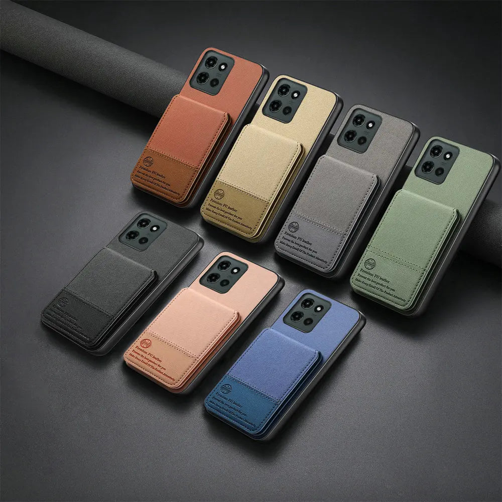 RFID Leather Funda For Motorola Moto G86 Power 5G Back Cover Motorola Phone Moto G75 G35 G15 G05 G56 G66Y G96 G85 G 86 Card Capa