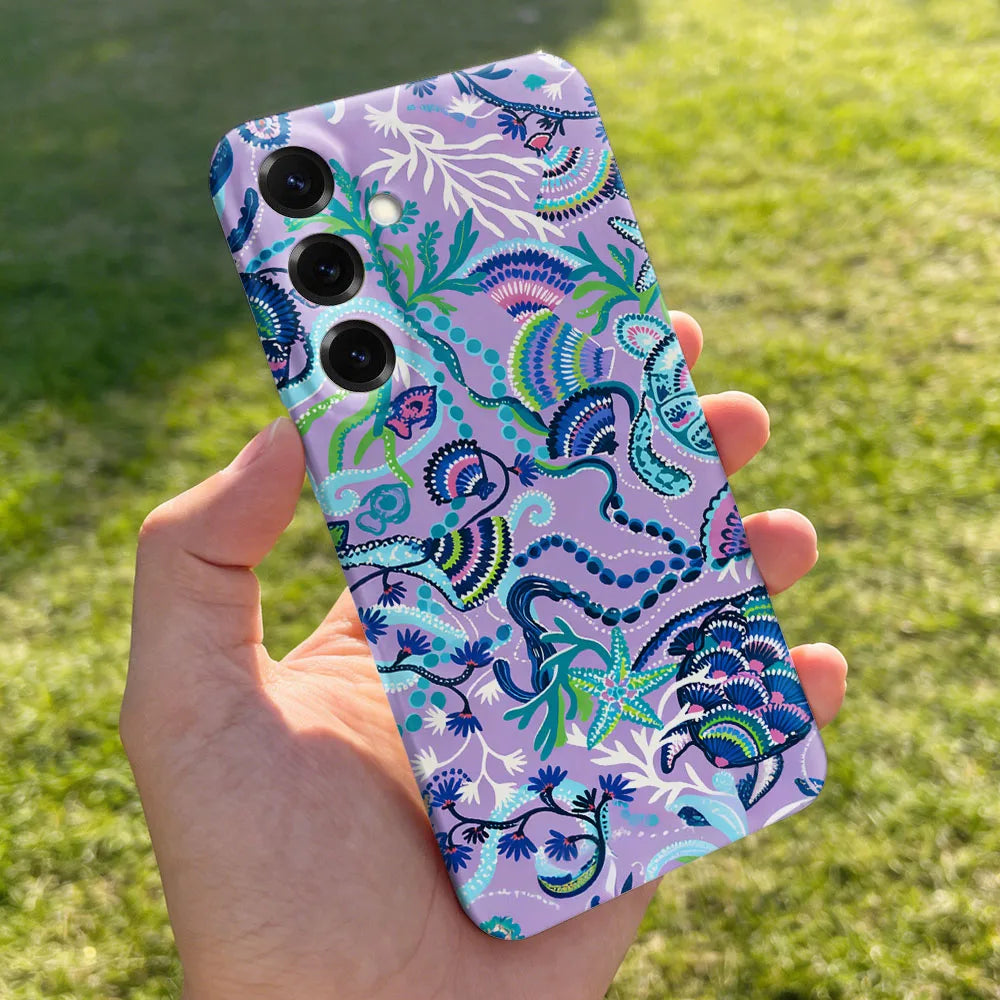 Ocean Animals Case For Samsung A55 54 53 52 71 73 12 13 14 15 16 17 23 25 26 32 34 35 36 Hard PC Phone Cover Capa Coque
