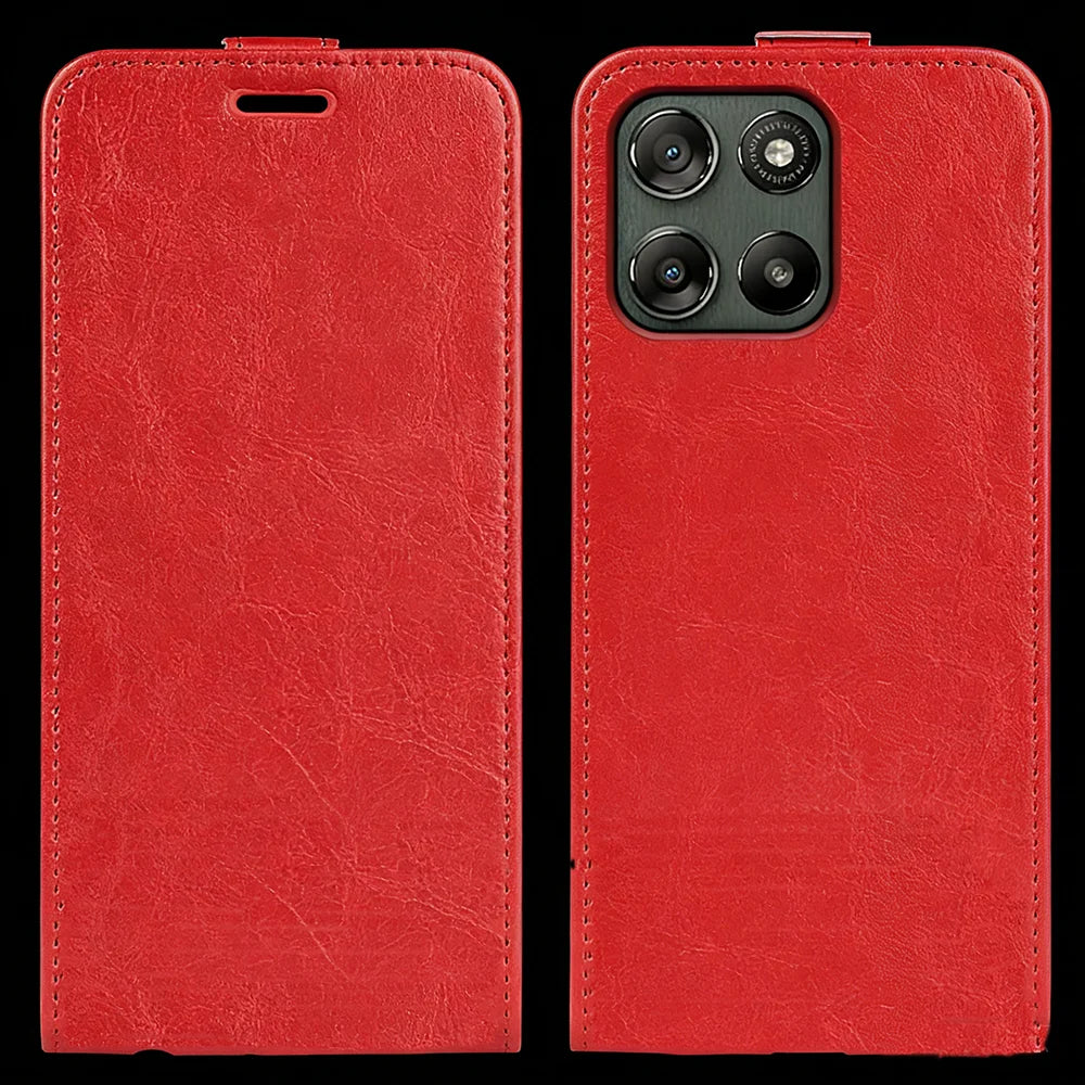 Vertical Flip Leather Cover Case For Motorola G77 G67 G86 Power G57 G06 Edge 70 60 50 Fusion Pro G Play 5G Signature Phone Case