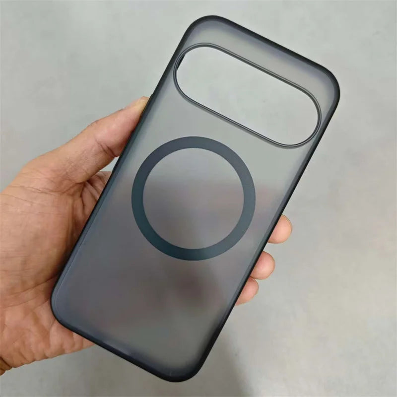 Magnetic Clear Case For Google Pixel 11/11 Pro XL Hybrid Soft TPU+PC Back Case Shockproof Matte rugged Cover Anti-Fingerprint