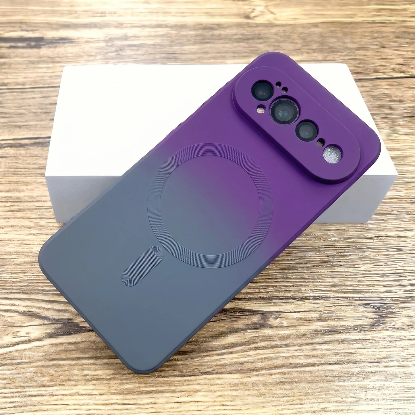 Luxury Matte Gradient Soft TPU Magnetic Phone Case for Google Pixel 11 10 9 Pro XL 7A 8A 9A 10A Lens Protection Full Back Cover