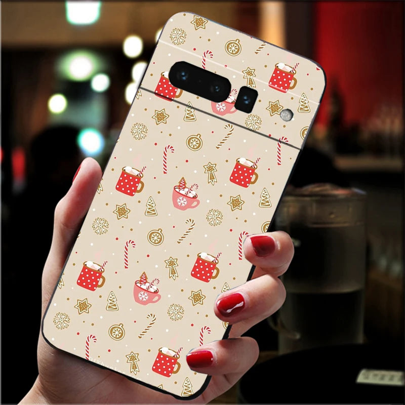 Christmas Phone Case For Google Pixel 10 9 Pro XL 9A 8 7 6 Pro Pixel 8A 7A 6A Pixel 8 7 6 5