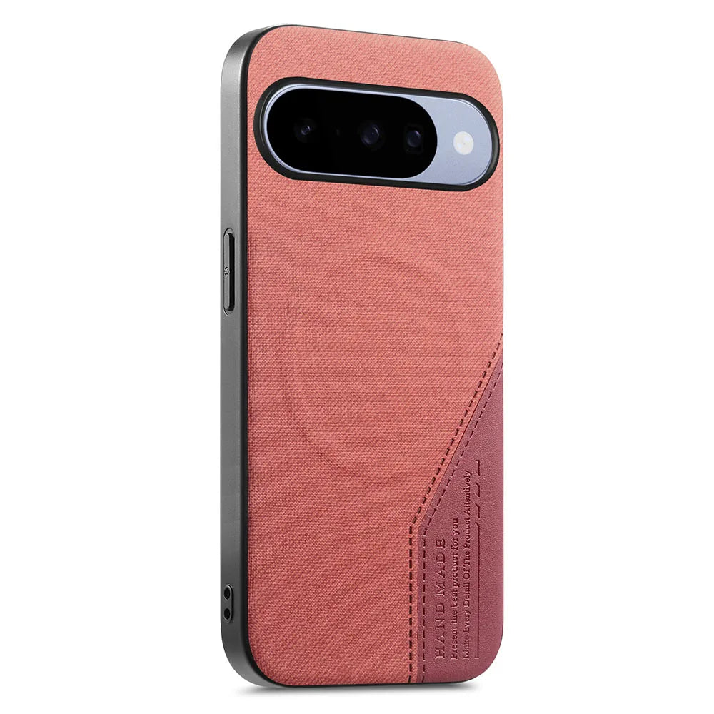 Luxury Fabric Leather Splicing Magnetic Case For Google Pixel 10 Pro XL 10A 9 9A Protective Phone Back Cover
