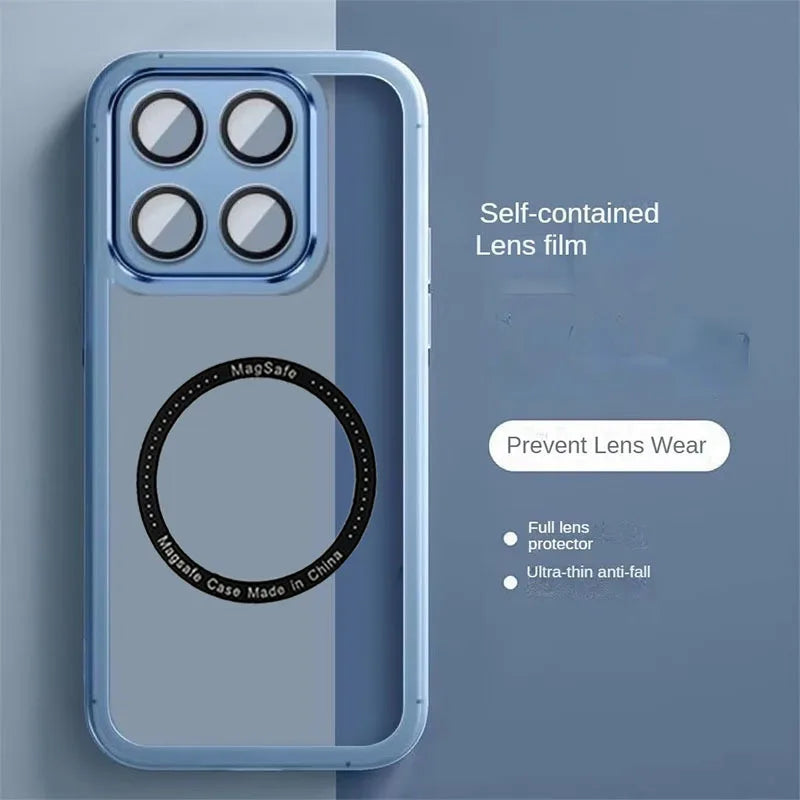 Luxury Transparent Magnetic Protect Case For MOTO G86 Power G56 G66J G66Y G85 G75 G45 G35 G15 G05 MagSafe TPU Protect Soft Cover