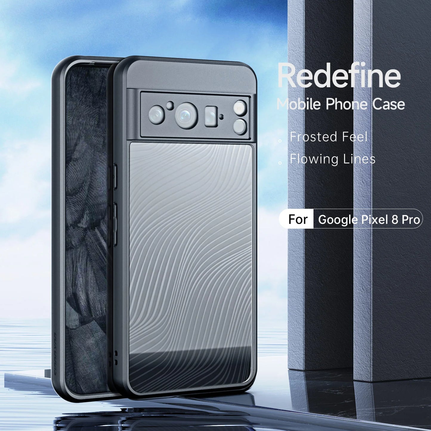 DUX DUCIS For Google Pixel 8 Pro Military Airbag Anti-fall Case For Google Pixel8 Pro 7A Acrylic PC+TPU Shockproof Armor Cover