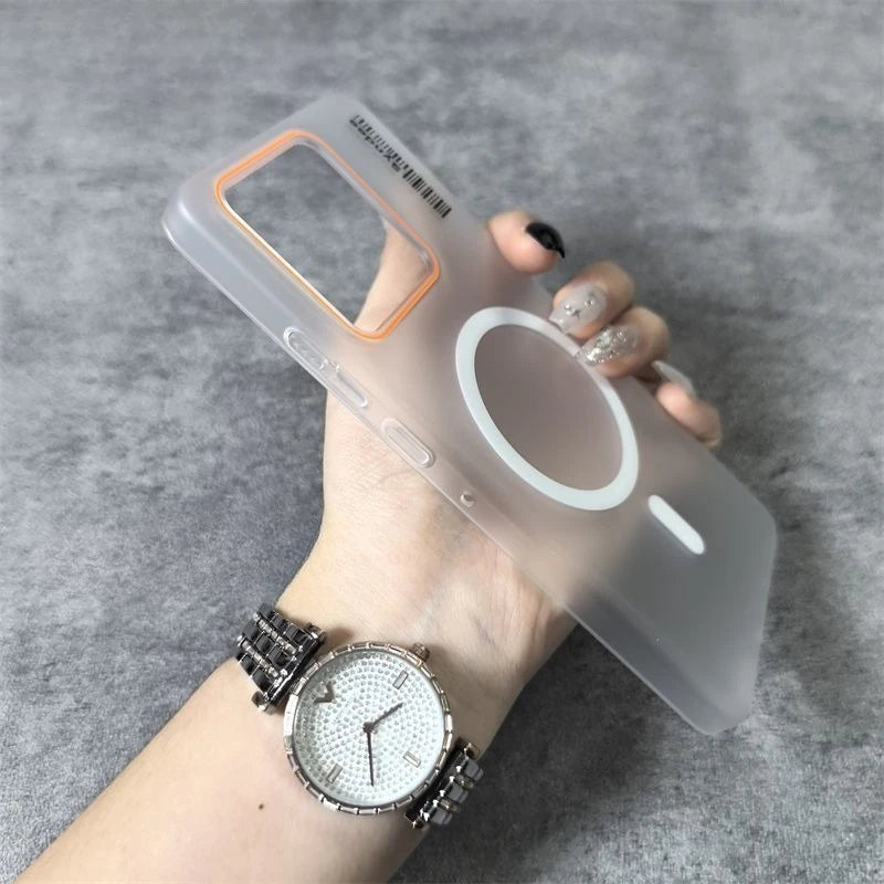 Fashion Pure Color Slim Case For Motorola Signature Edge 70 Air 60 50 Fusion G17/15/67/57/86 Power For Magsafe Shockproof Cover