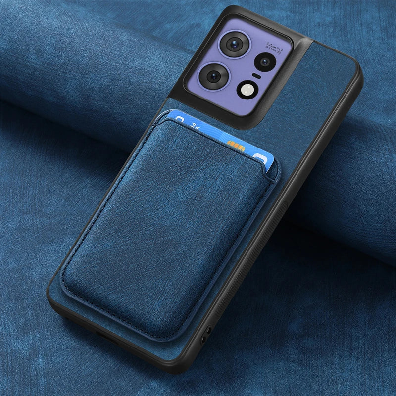 2 in 1 Detachable Magnetic Cards Slot Wallet Leather Case For Motorola Edge 50 Fusion Moto Edge50 Pro Ultra Shockproof Cover