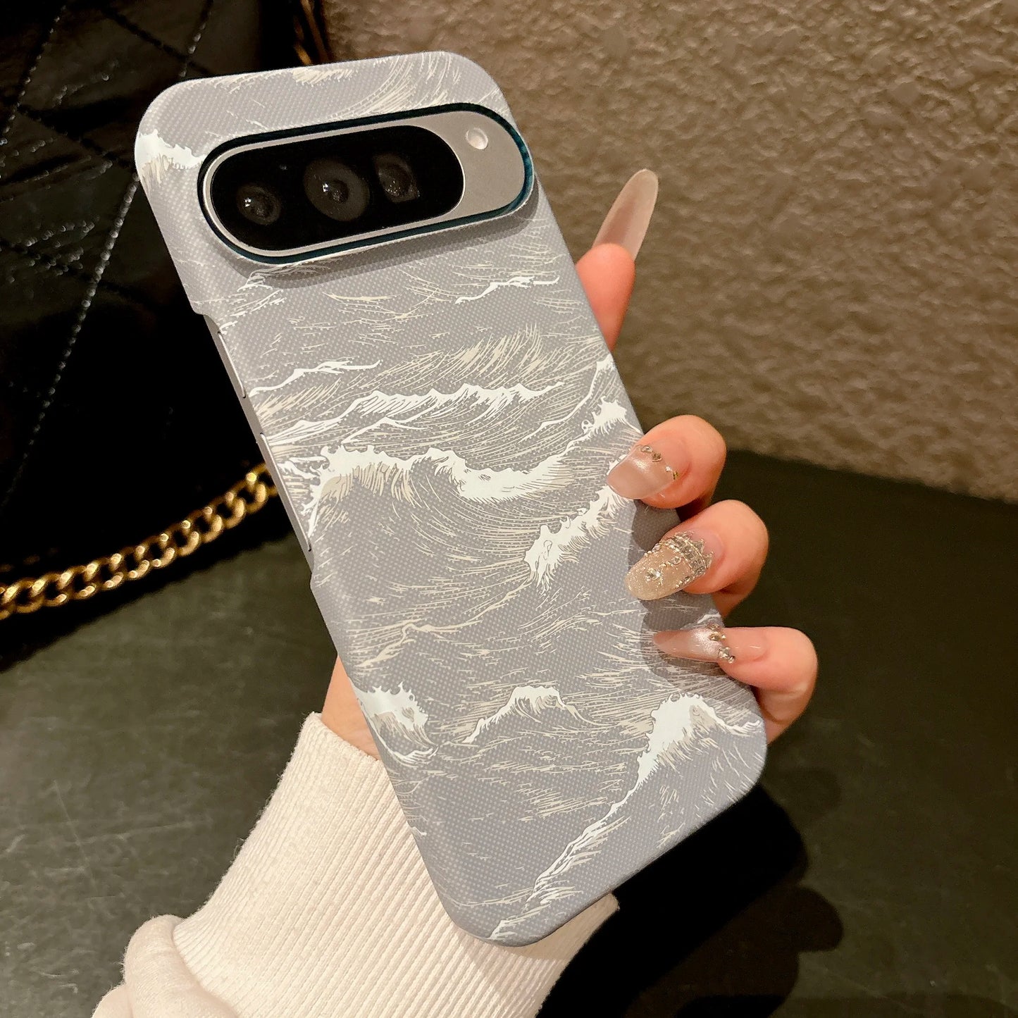 Luxury Kevlar Pattern Leather for Magsafe Wireless Charging Phone Case for Google Pixel 7 8 9 10 Pro XL 10A 9A Magnetic Cover
