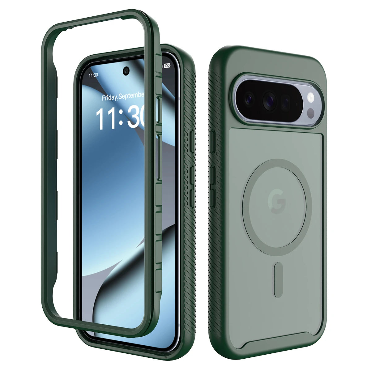 Luxury Hybrid Armor Translucent Frosted Magnet Case For Google Pixel 10 9 Pro XL ProXL 10A 9A Hard 2in1 Bumper For Magsafe Cover