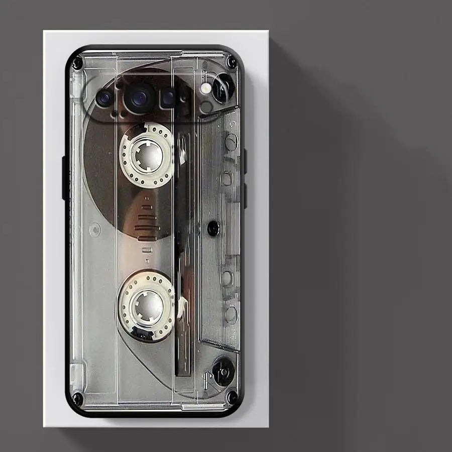 Case for Google Pixel 10A 8a 9a 7a 6 7 8 Pro 10 9 Pro XL 6a Funda Phone Cover Vintage Cassette