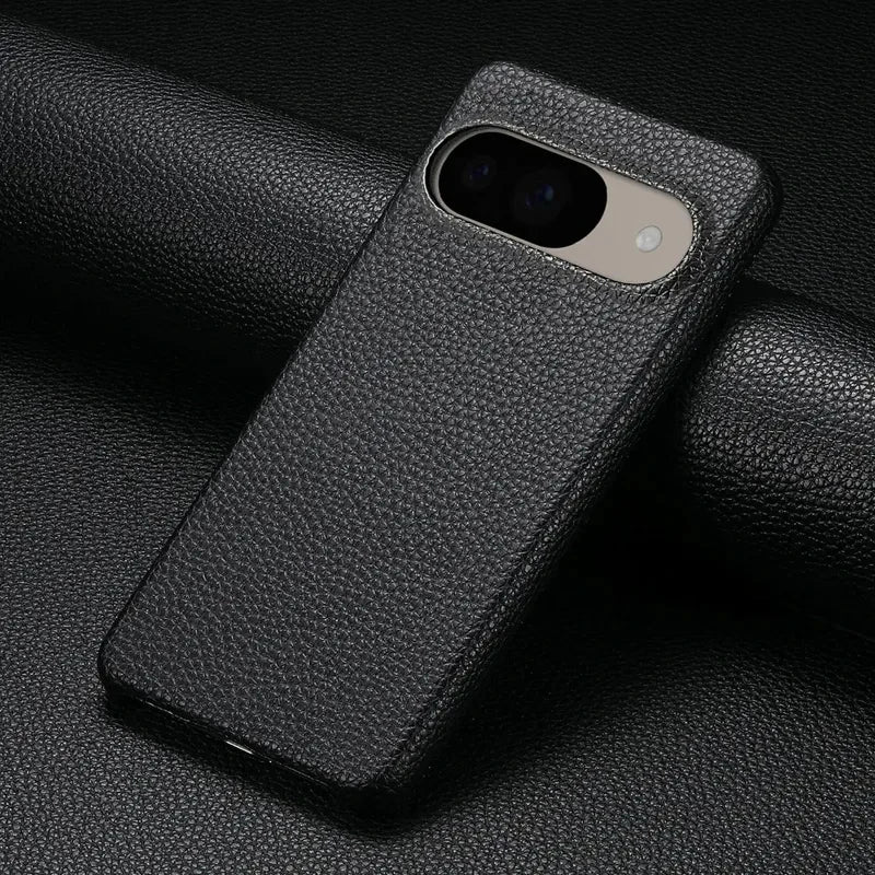 Please Select A Model To Purchase For Google Pixel 10 Pro XL 9A 8 Pro Business Litchi Pattern Leather Skin Friendly Case