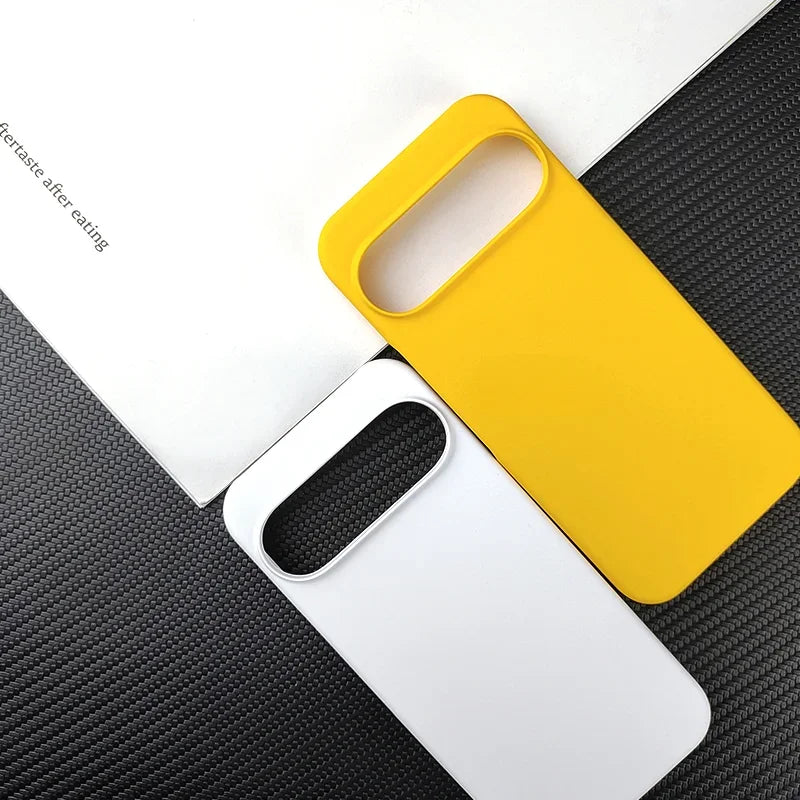 9A Slim Matte Hard PC Phone Case for Google Pixel 9A 9 Pro XL 8Pro 7 6 Pro 8A 7A 6A Shockproof Solid Color Shell Cover Funda