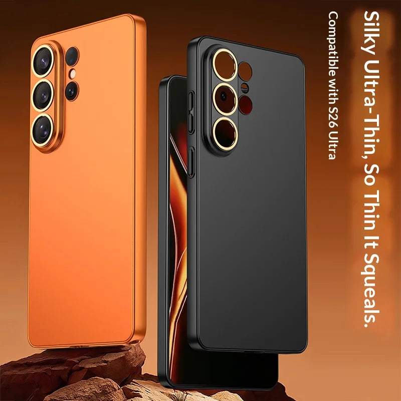 Ultra-thin Matte Business Transparent S26ultra Case for Samsung Galaxy S26 Ultra Lens Protection Shockproof Skin Feel Hard Cover