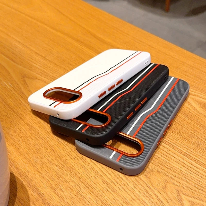 Magnetic Hard Case etui For Google Pixel 9A 10A Case For Pixel 9 10 Pro XL Leather Skin Cover With Carbon Fiber Texture