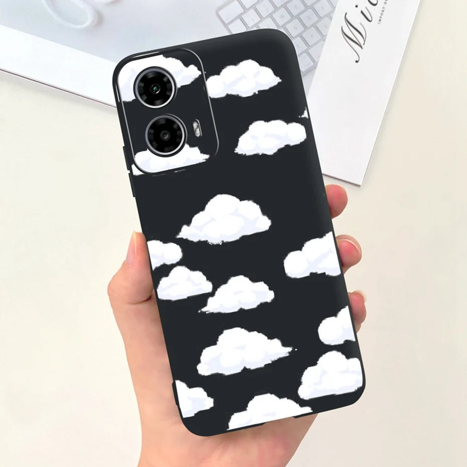 Cute Pattern Phone Case For Motorola Moto G24 G34 4G 5G Soft Silicon Protective Cover For MOTO G24 G34 Bumper