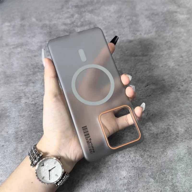 For Motorola Edge 60 NEO Edge60 Pro Stylus Case for Magsafe Matte Pc Translucent Case for Moto Edge 50 Fusion Shockproof Cover