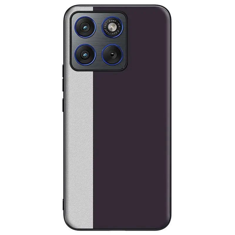 Case For Motorola Moto Signature Edge 70 Ultra X70 Air Pro Luxury Color-Blocked Skin-Friendly Plain Leather Cover Bumper Funda