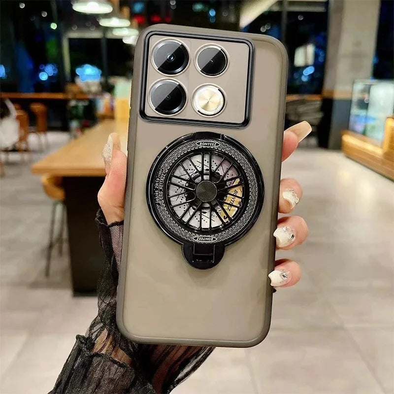 Luxury 3D Gyroscopic Magnetic Stand Case For Moto Edge 70 Fusion+ 60 50 Ultra Pro NEO G67 G77 G17 G86 G56 G66Y/J G06 Power Cover