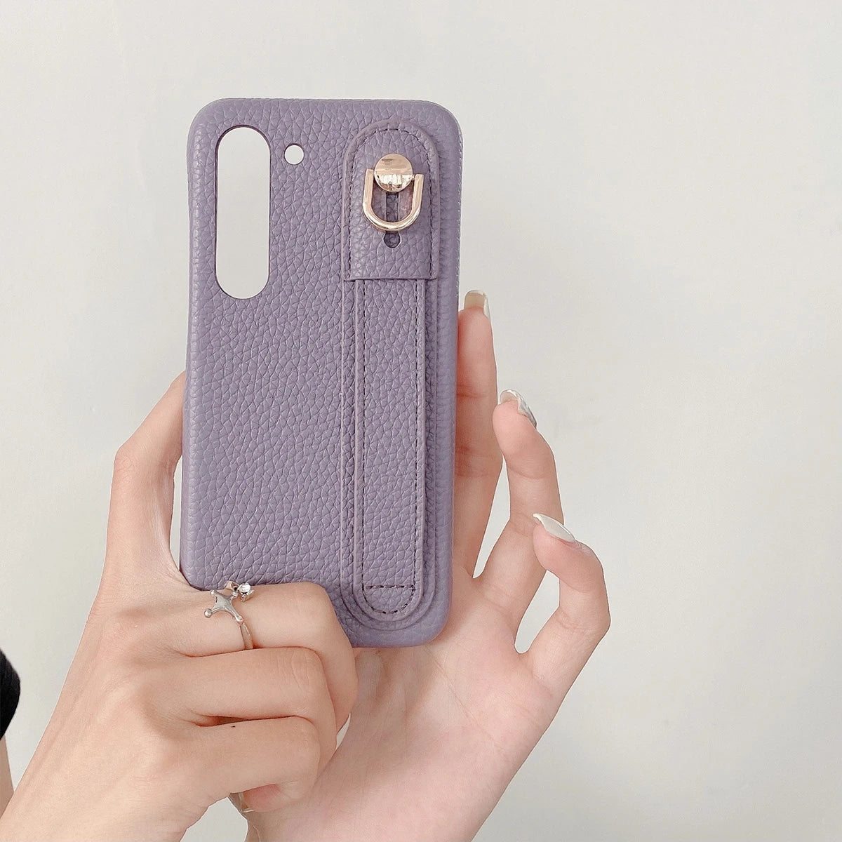 Luxury Leather Card Bag Case For Galaxy S20 S21 FE S22  S23 S23 S24 Plus Note 20 Ultra PU Fashion Litchi Skin Cover