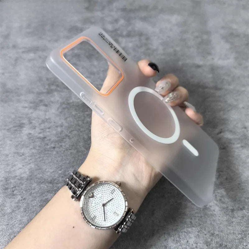 For Motorola Edge 60 NEO Edge60 Pro Stylus Case for Magsafe Matte Pc Translucent Case for Moto Edge 50 Fusion Shockproof Cover