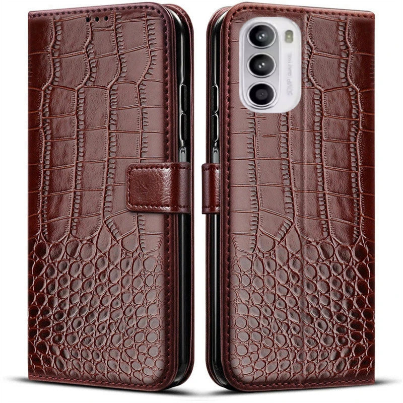 Flip Leather Case For Motorola Moto G72 G52 G82 G32 G85 G75 G55 G45 G35 G34 5G G15 G54 Power G05 G24  Card Holder Cover